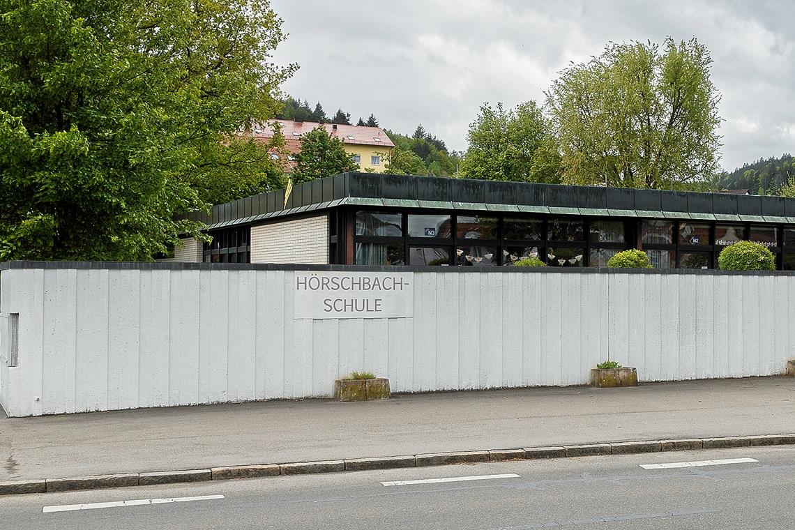 Schulsanierung startet im Sommer Fenster und Fassade der Hörschbachschule haben schon mehr als 50 Jahre auf dem Buckel. Foto: J. Fiedler