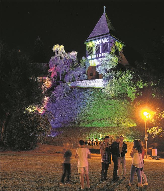 Feste Größe beim Stadtfest: Stadtgarten wird mit Lichtern in Szene gesetzt. Archivfoto: J. Fiedler