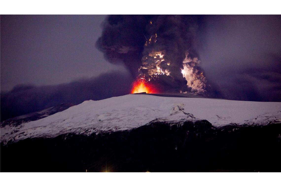 Vulkanologin erwartet Ausbruch am größten Gletscher Europas Feuer und Eis wie 2010 am Eyjafjallajökull gehen auf Island manchmal Hand in Hand. (Archivbild)
