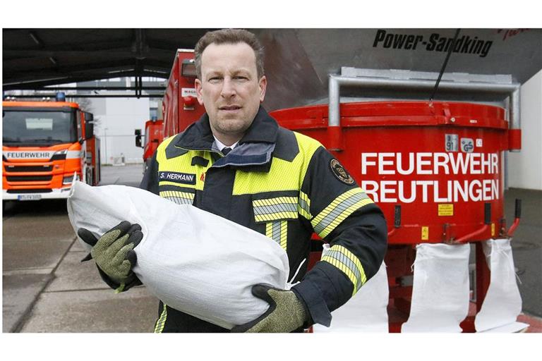 Feuerwehrkommandant Stefan Hermann sieht Reutlingen gut vorbereitet auf den Klimawandel.