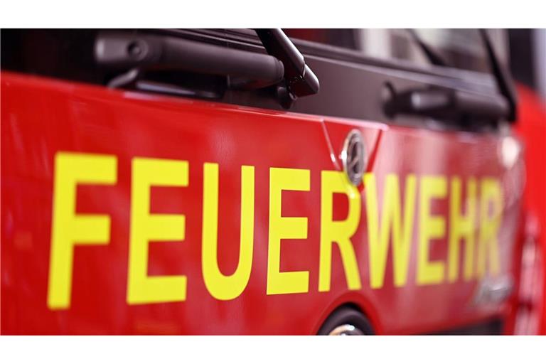 Feuerwehrleute retteten die Frau und das Kind aus der Wohnung. (Symbolbild)