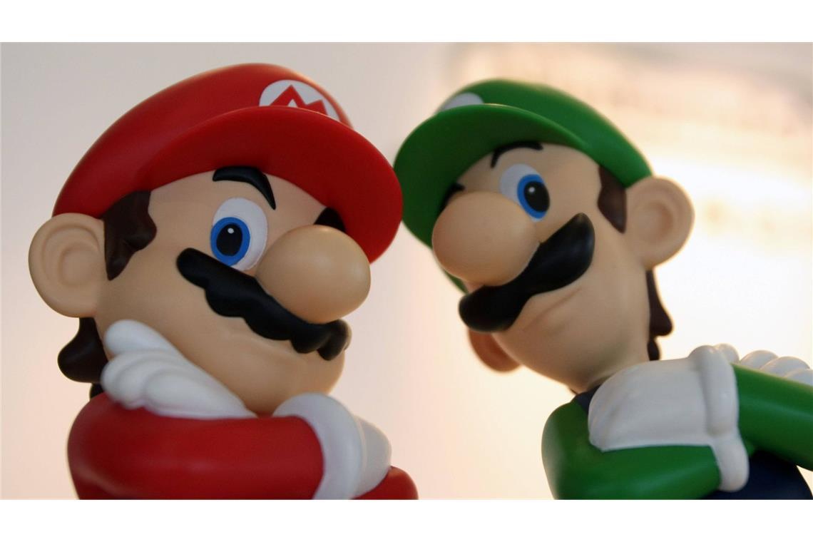 Wie ein schnauzbärtiger Klempner die Welt eroberte Figuren von Super Mario und Luigi in der Nintendo-Firmenzentrale in Tokio.