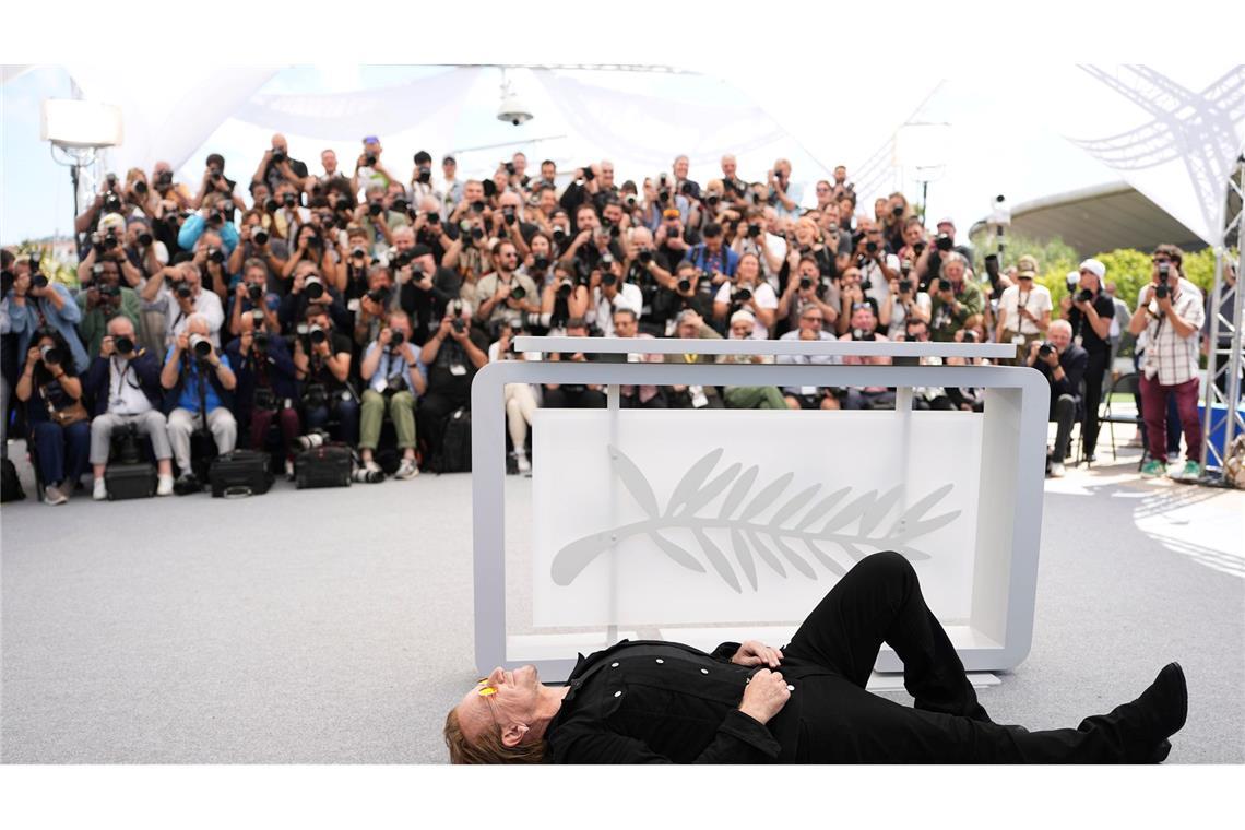 Bilder des Tages Filmfestival: Bono am Boden von Cannes