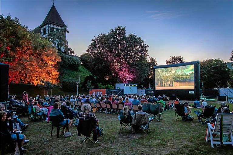 Filmgenuss im Murrhardter Stadtgarten in unschlagbarem Ambiente. Fotos: Stefan Bossow
