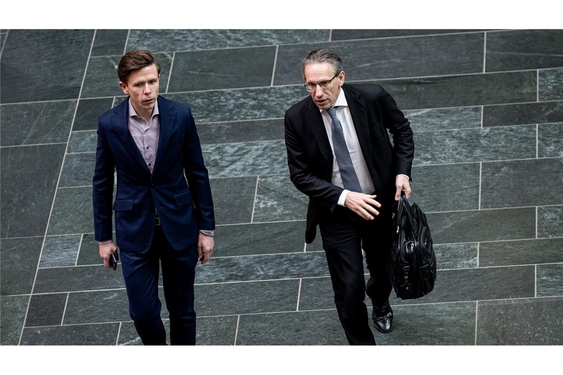 Geräuschlose Premiere: Schwarz-Rot sondiert still und leise Finanzminister Jörg Kukies (SPD) war ebenfalls bei den Sondierungen dabei.