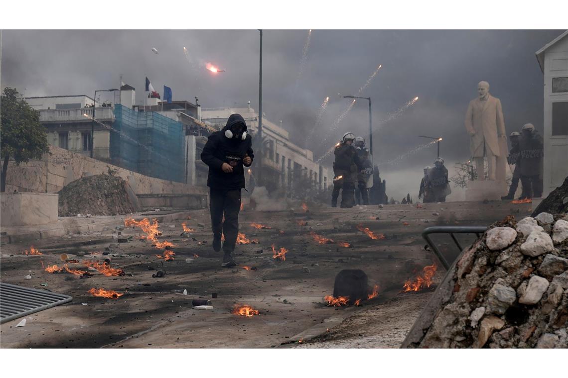 Bilder des Tages Flammen der Wut