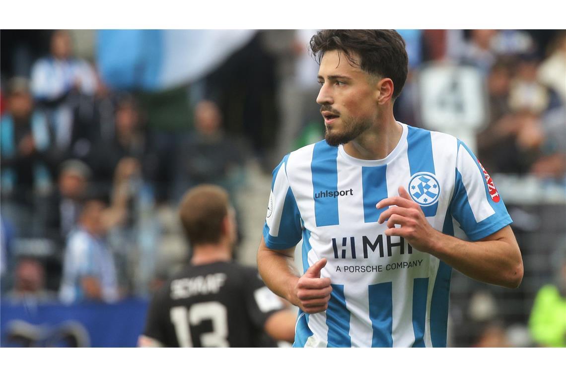 Das sagt Trainer Marco Wildersinn vor dem Heimspiel gegen Mainz Flamur Berisha erhielt zuletzt das Vertrauen von Kickers-Trainer Marco Wildersinn.