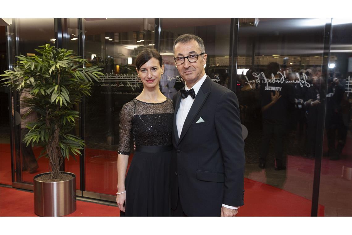 Flavia Zaka und Cem Özdemir beim Landespresseball 2025.