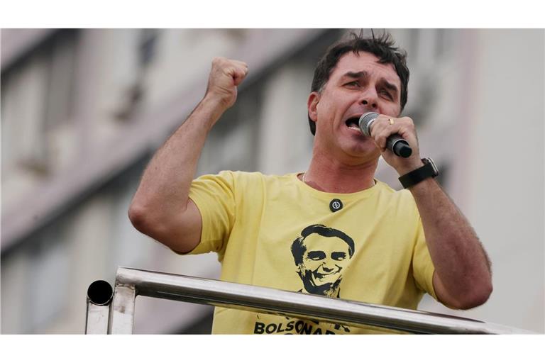 Flávio Bolsonaro will im kommenden Jahr für das Präsidentenamt antreten. (Archivbild)