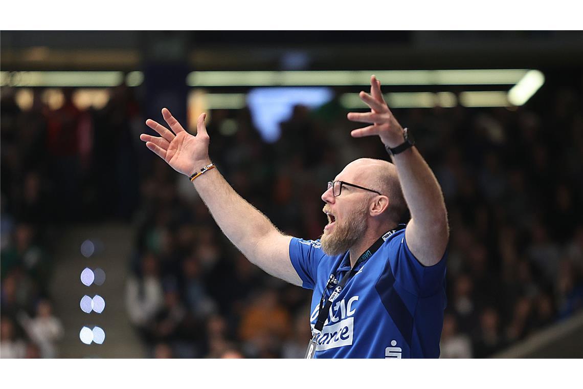 Flensburgs slowenischer Trainer Ales Pajovic.