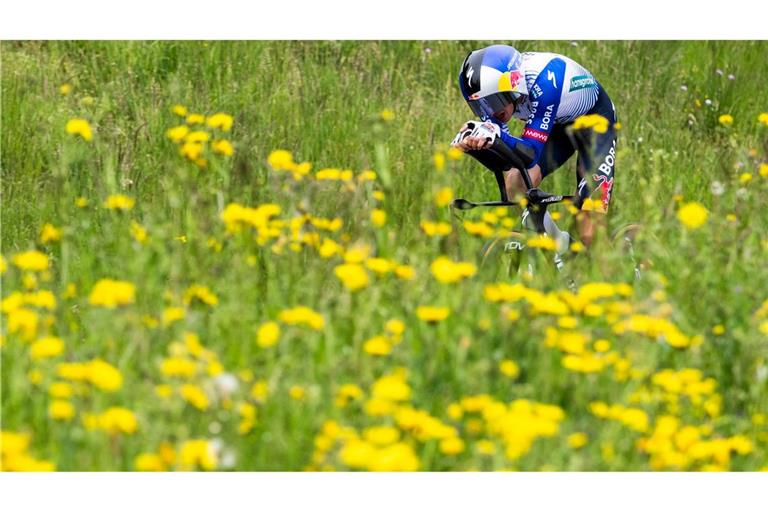 Florian Lipowitz legte ein überzeugendes Zeitfahren ab.