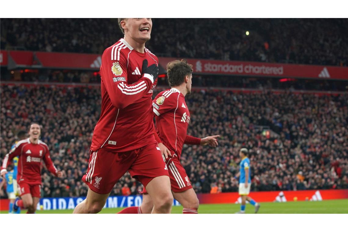 Wirtz trifft bei emotionalem Liverpool-Sieg gegen Wolves