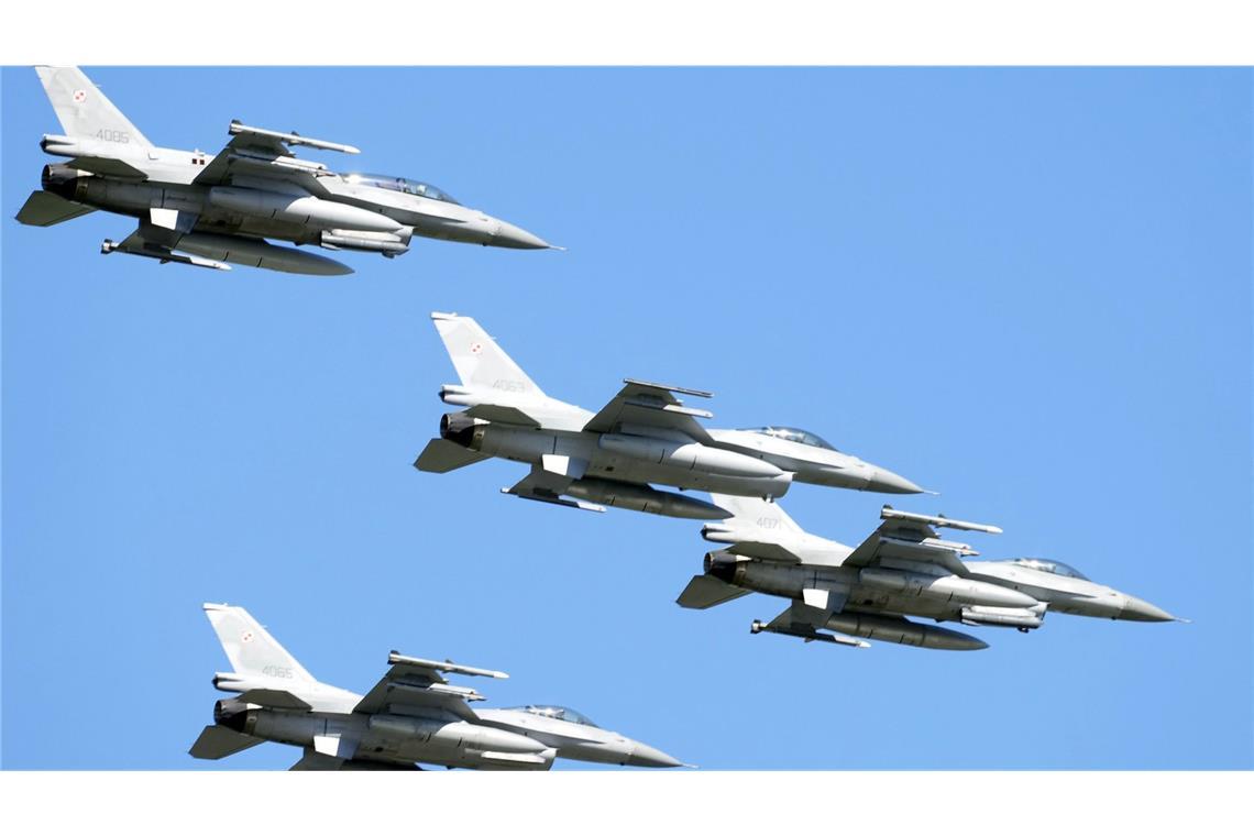 Polnisches Militär verurteilt „Akt der Aggression“ Flugzeuge schossen nach „Verletzungen“ des polnischen Luftraums während eines russischen Angriffs auf die Ukraine auf „feindliche Objekte“ (Symbolbild).