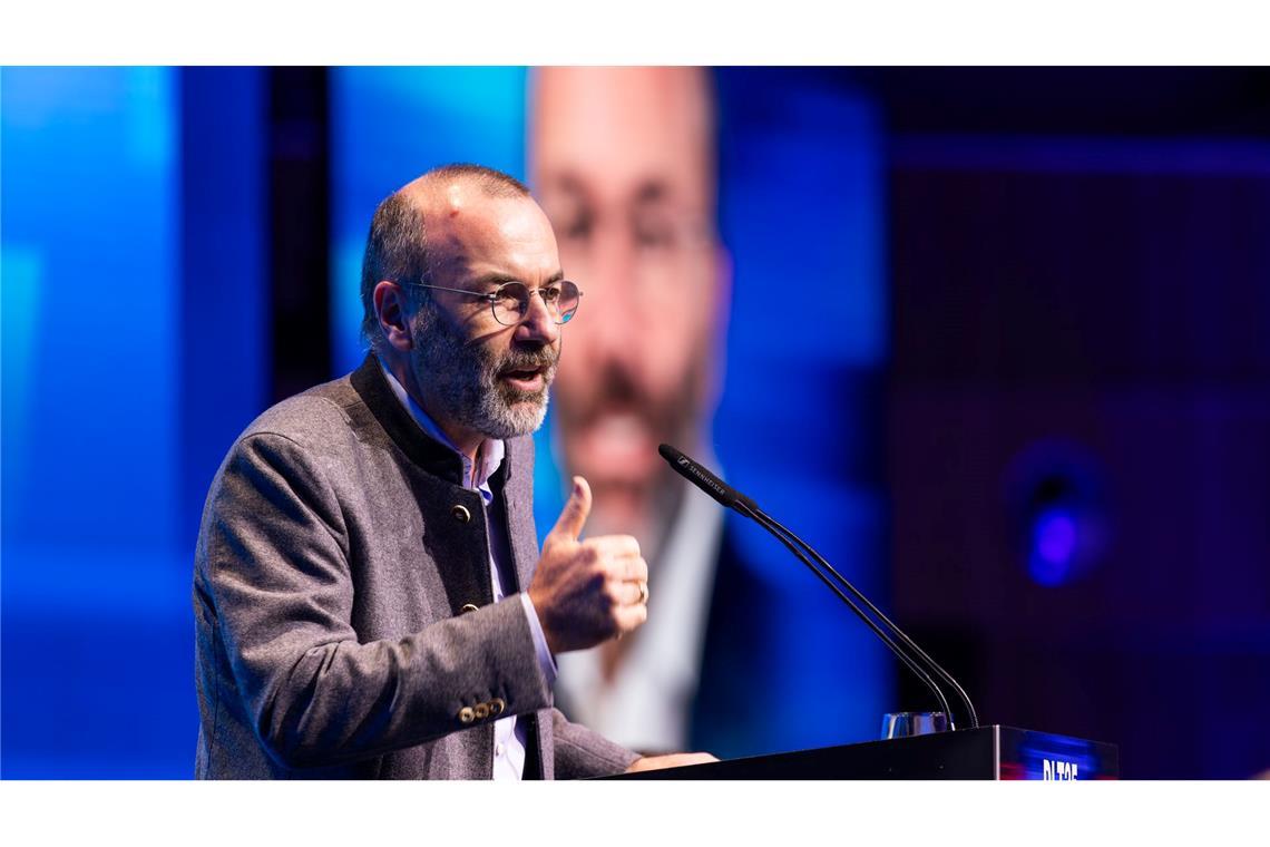 Fordert den Ausbau der EU zu einer europäischen Nato: Manfred Weber (CSU), Vorsitzender der Fraktion EVP im Europäischen Parlament. (Archivbild)