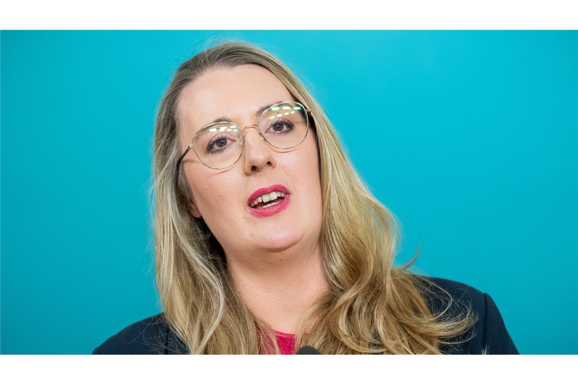 Grüne wollen schwarz-rotes Finanzpaket aufspalten Fraktionschefin Katharina Dröge ist bereit, etwas für die Sicherheit zu tun. (Archivbild)