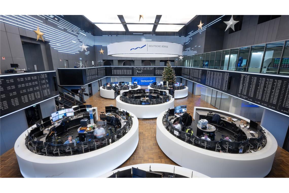 Frankfurter Börse: Verglichen mit den US-Techkonzernen sind deutsche Unternehmen Zwerge. (Archivbild)