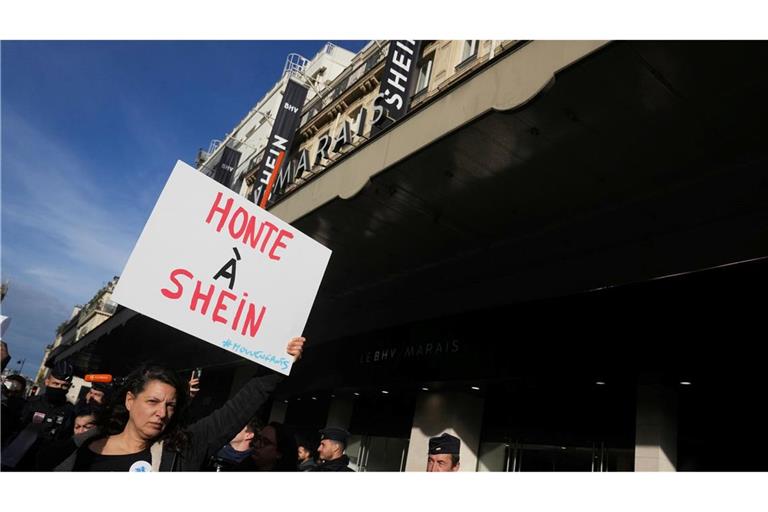 Frankreich verschärft den Ton gegenüber Shein.