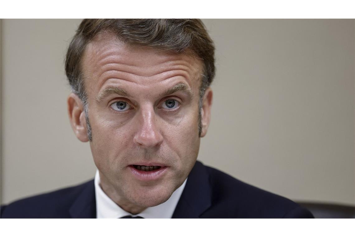 Frankreich wird laut Macron Palästina als Staat anerkennen