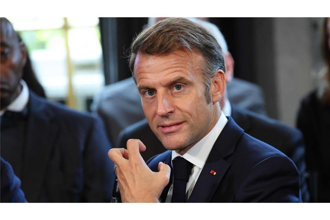 Straßensperre für Trump – Macron muss in New York laufen Frankreichs Präsident Emmanuel Macron war in New York zu einem Fußmarsch gezwungen.