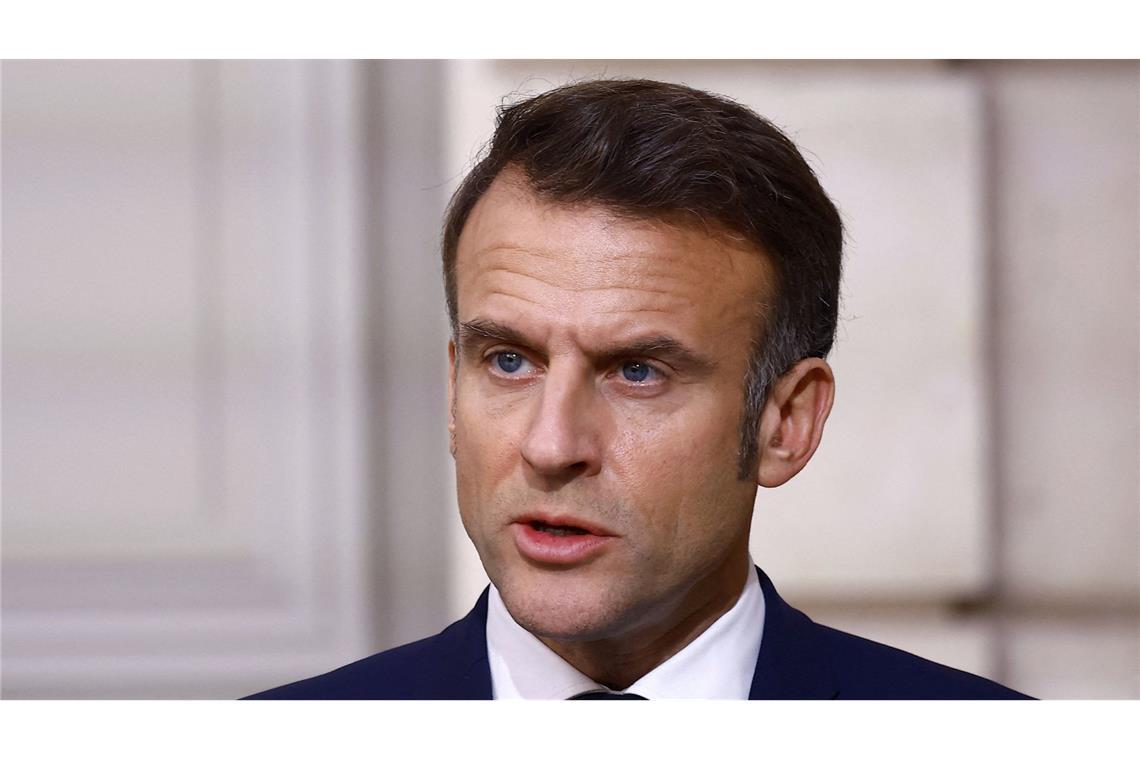 Macron: Israel zerstört vollständig seinen Ruf Frankreichs Präsident Emmanuel Macron warnt vor einem Reputationsverlust Israels. (Archivbild)