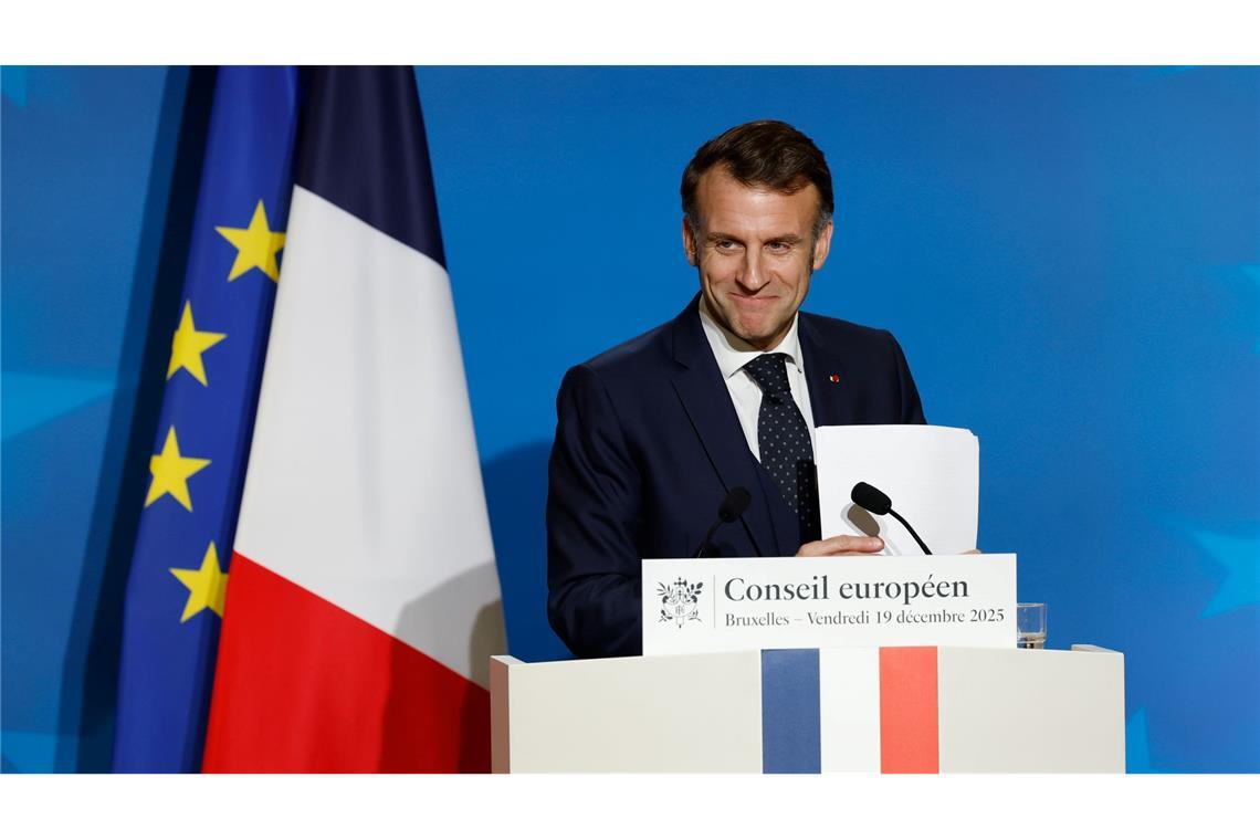 Frankreichs Präsident Emmanuel Macron will sich direkt mit Kremlchef Wladimir Putin treffen. (Archivbild)