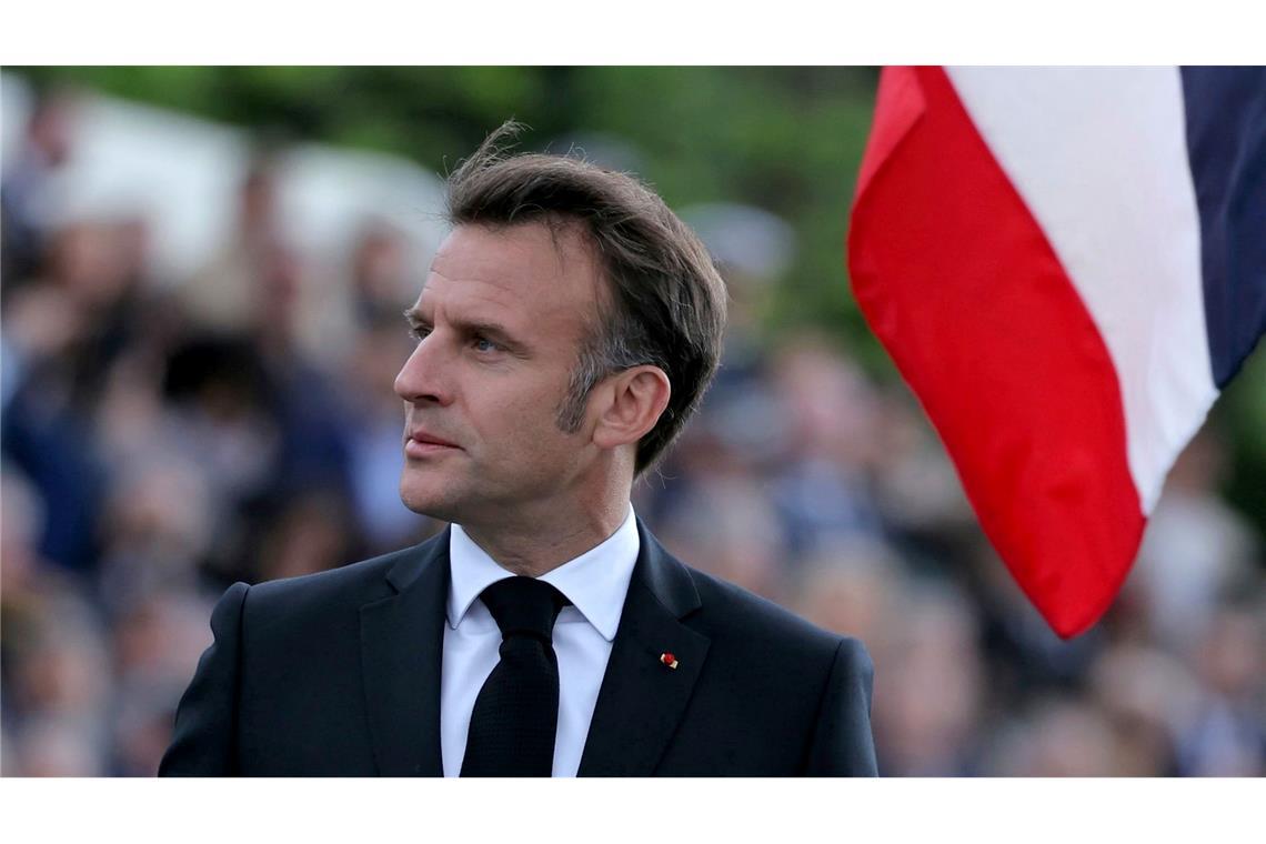 Frankreichs Präsident Macron deutete an, dass sein Land einen palästinensischen Staat anerkennen könnte. (Archivbild)