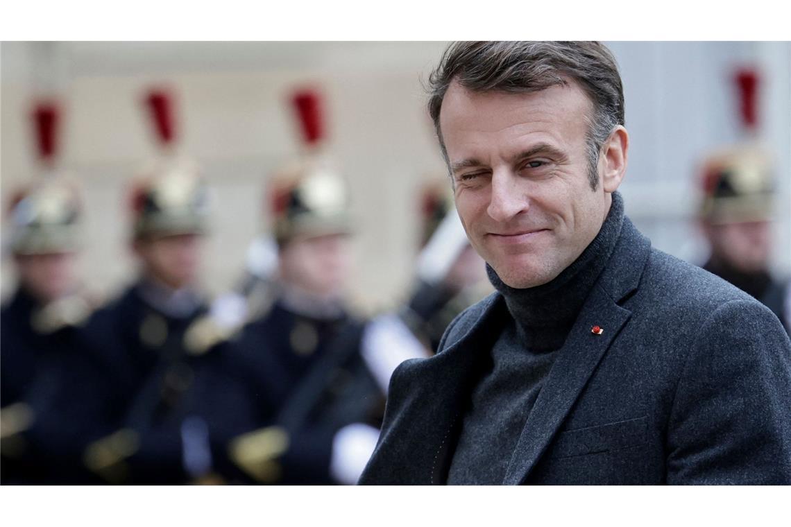 Macron sucht Ausweg aus politischer Krise Frankreichs Präsident Macron will zügig einen neuen Premierminister ernennen. (Archivbild)