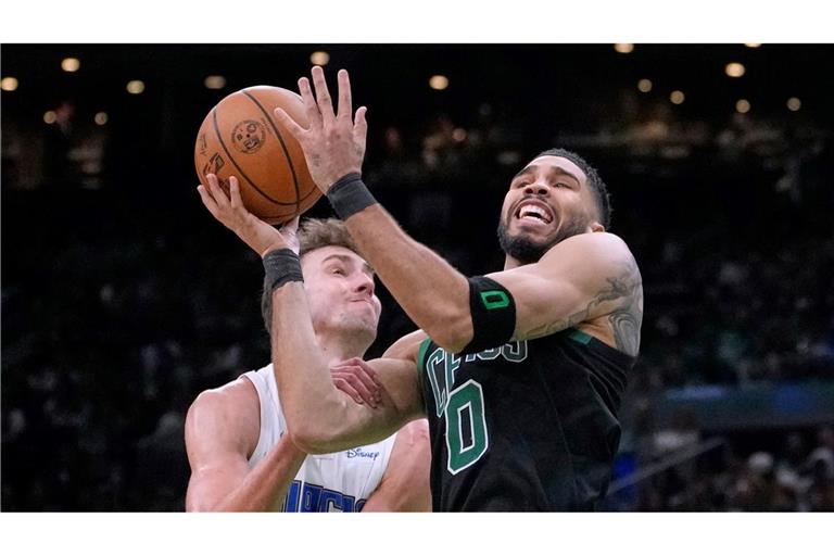 Franz Wagner und die Orlando Magic hatten gegen Jayson Tatum und die Boston Celtics meist das Nachsehen.