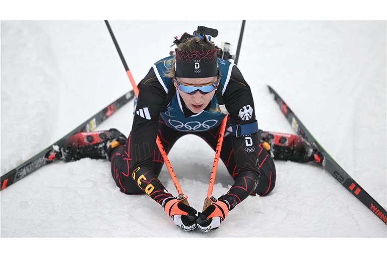 Franziska Preuß konnte am Ende nicht jubeln.