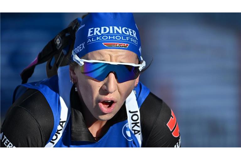 Franziska Preuß legt nach ihrer Zwangspause ein solides Comeback hin. (Archivbild)