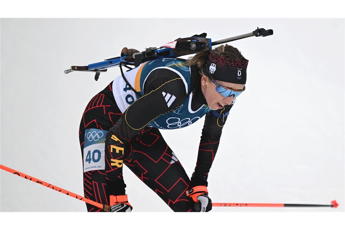 Franziska Preuß verpasst die ersehnte Einzelmedaille.