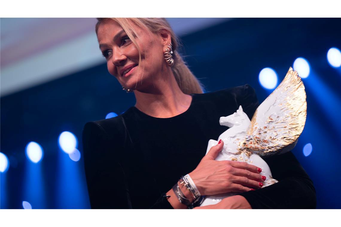 Franzi van Almsick: Vieles ist zu lange her für Google Franziska van Almsick würde gern das Leistungsprinzip stärker in der Gesellschaft verankern.