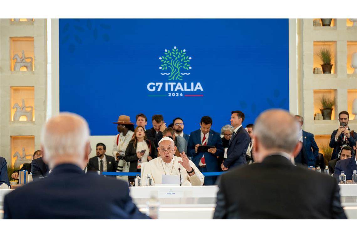 Franziskus war ein sehr politischer Papst. Als erster Pontifex der Geschichte nahm er an einem G7-Gipfel teil. (Archivbild)