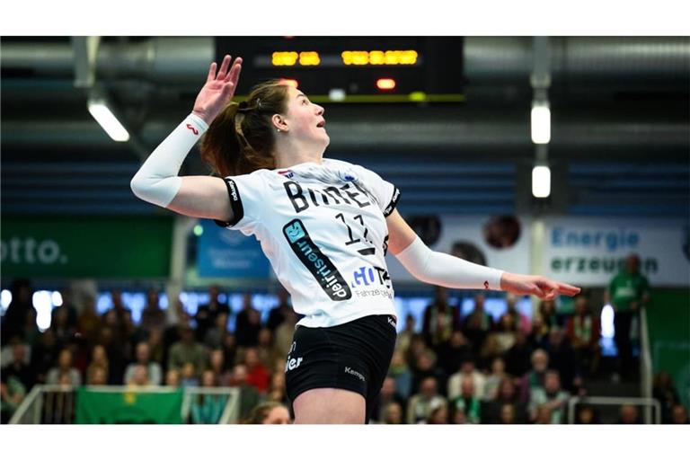 Frauke Skrabak war die wertvollste Spielerin der Binder Blaubären gegen den SSC Schwerin.