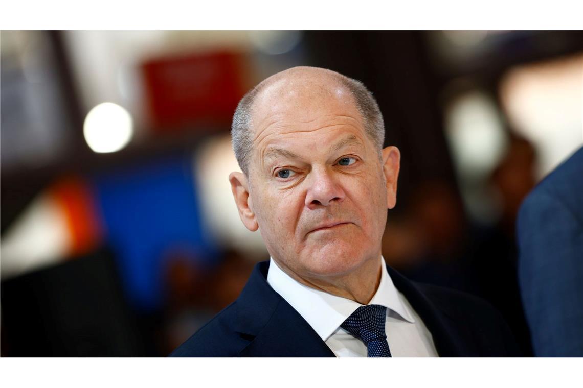 Merz nicht da, aber schon Thema auf der Hannover Messe Freihandel statt Abschottung lautet Scholz' Devise.