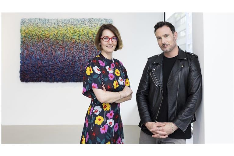 Freuen sich auf die Eröffnung am 5. Juni: Eric Gauthier mit Galeristin Ilona Keilich in der Exo Gallery