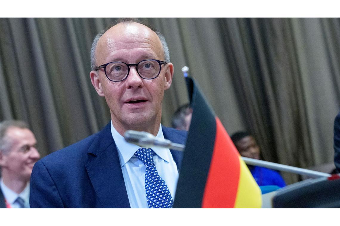 Friedrich Merz beim EU-Afrika-Gipfel