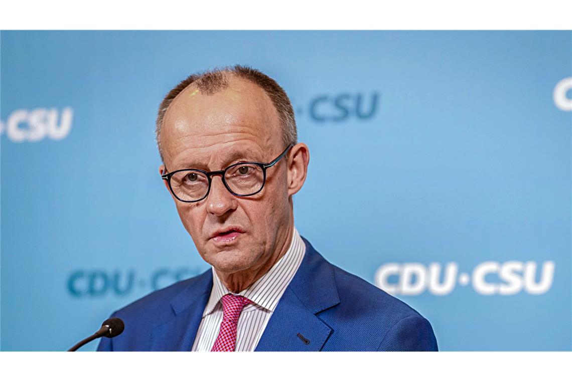 Wahlforscher Matthias Jung: Die Union hat ein „Merz-Problem“ Friedrich Merz (CDU), Bundesvorsitzender der CDU und Vorsitzender der Unionsfraktion, hat in der Bevölkerung nur ein „mäßiges Image“ (Archivfoto).