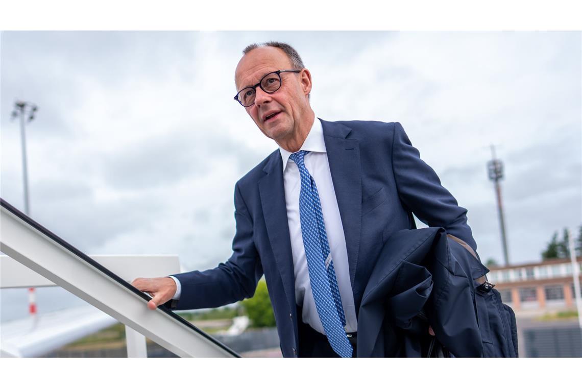 Friedrich Merz reist am Mittwoch in die USA zu einem Treffen mit dem US-Präsidenten.