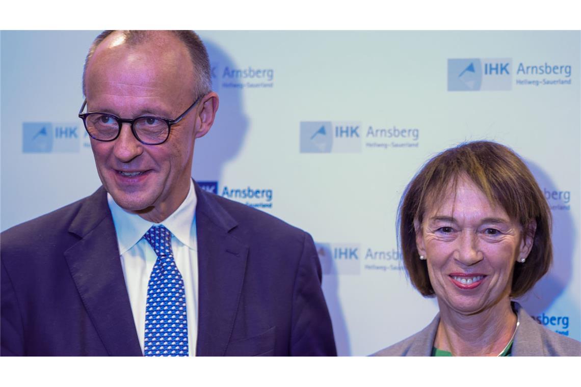 Friedrich Merz und seine Frau Charlotte (Archivbild).