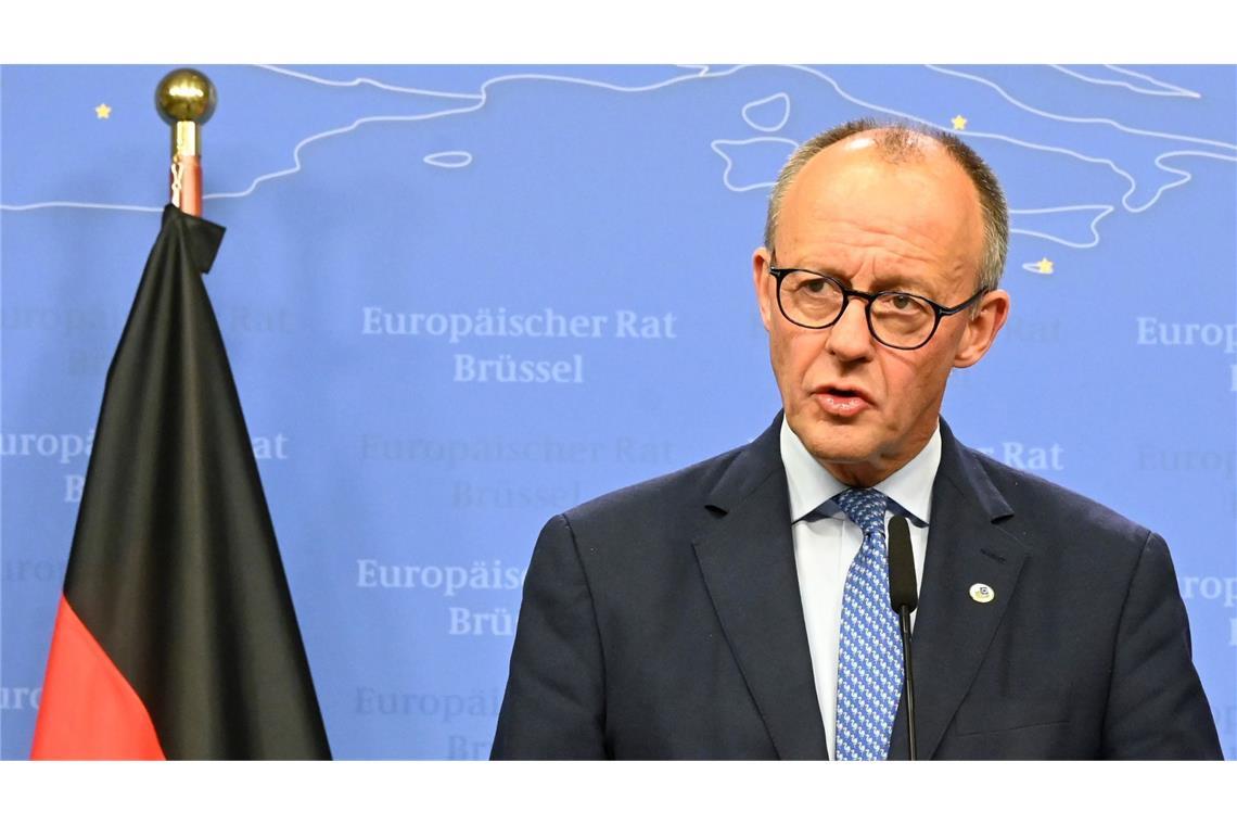 Friedrich Merz verkündete beim EU-Gipfel einen Done Deal – den es offenbar noch nicht gibt.