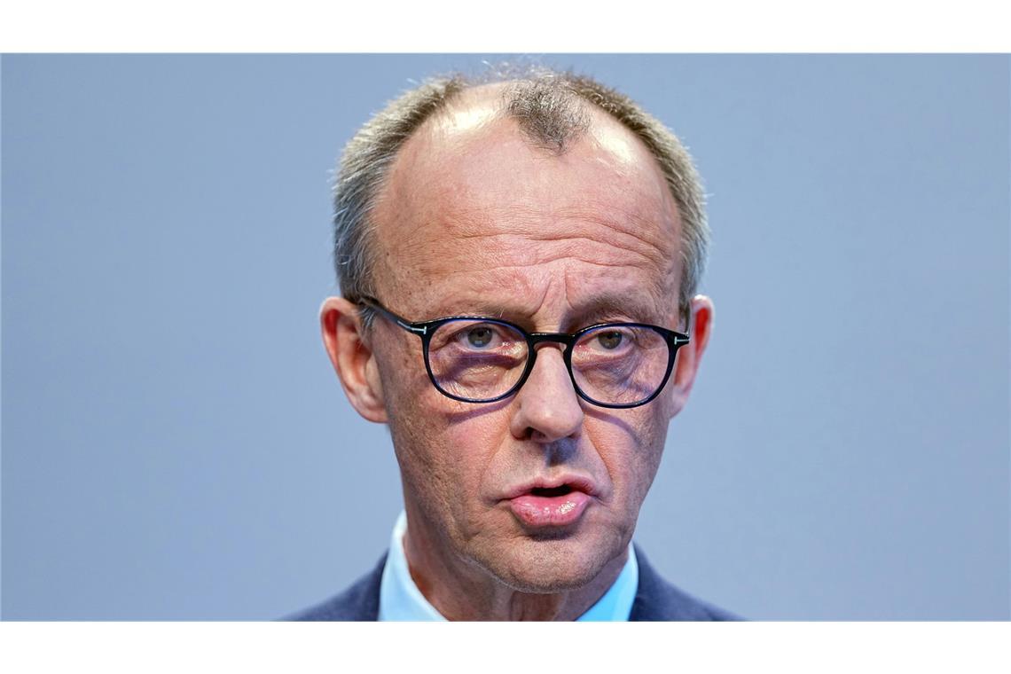 „Wir werden die Krise als das neue Normal erleben“ Friedrich Merz war am Sonntagabend bei Caren Miosga zu Gast (Archivbild).