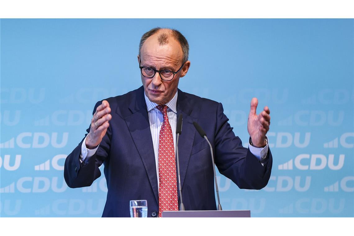 Wahlprogramm von CDU und CSU: Das steht drin – und das fehlt Friedrich Merz wird am Dienstag das Wahlprogramm der Union vorlegen.