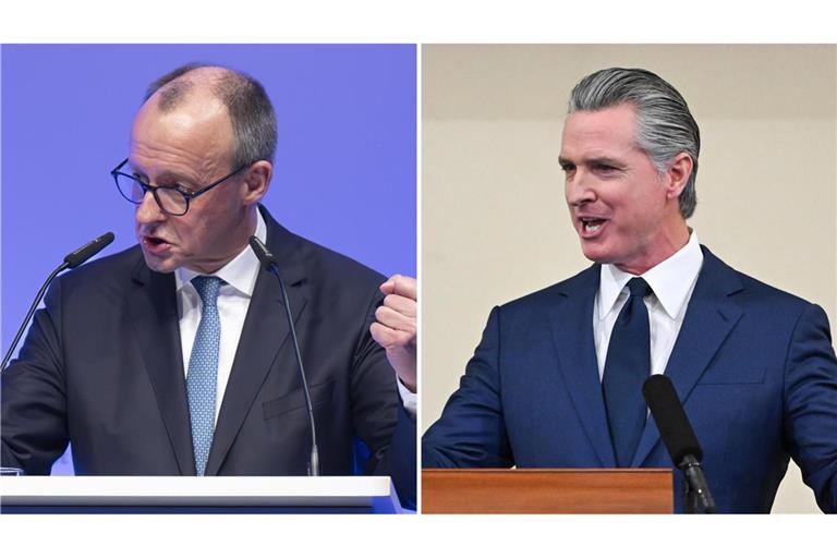 Friedrich Merz wird sich mit Kaliforniens Gouverneur Gavin Newsom bei der Münchner Sicherheitskonferenz treffen.