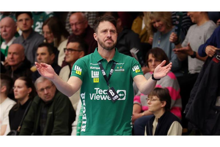 Frisch-Auf-Trainer Ben Matschke konnte nicht zufrieden sein.