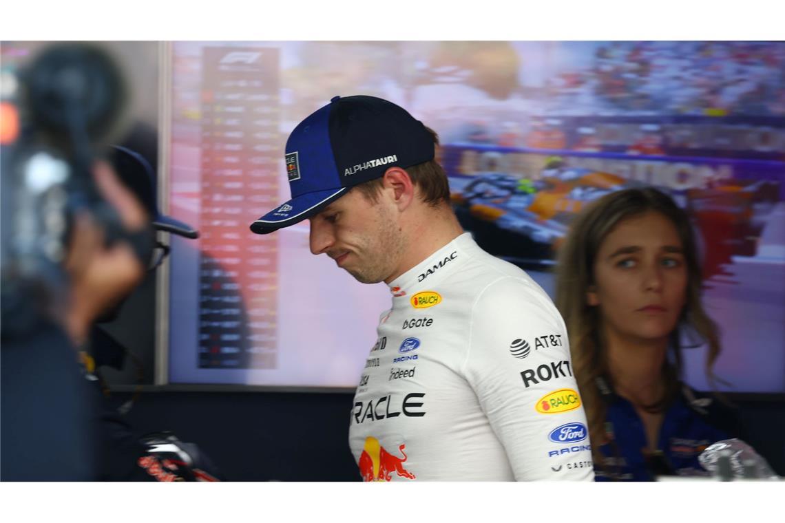 Früher Feierabend: Max Verstappen schied früh aus.