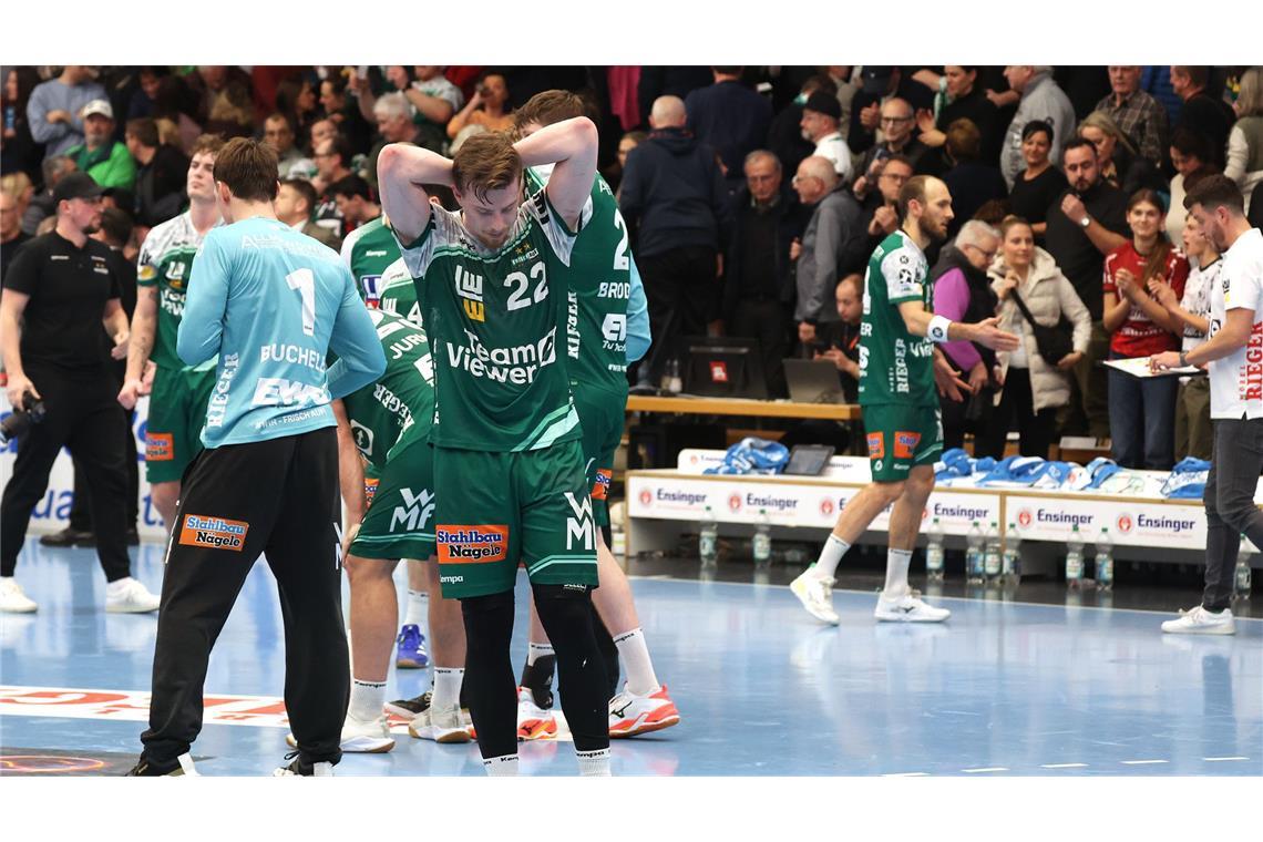 Frust bei den FAG-Spielern.