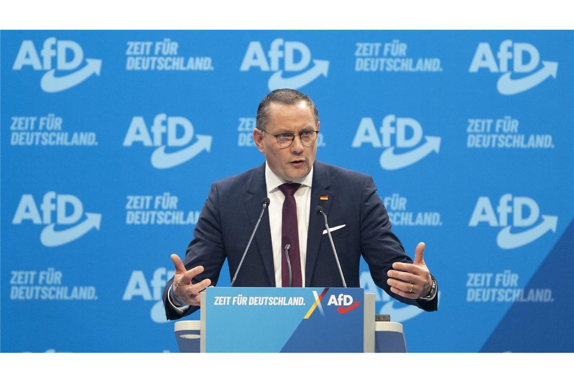 AfD in Washington: Trump-Vereidigung nur per Video Für AfD-Chef Tino Chrupalla war wohl ein Tribünenplatz vorgesehen.