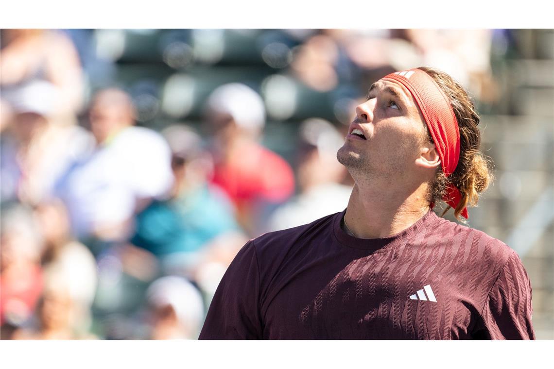 Zverev scheitert beim Auftakt in Indian Wells Für Alexander Zverev ist das Turnier in Indian Wells nach dem ersten Match schon wieder vorbei.