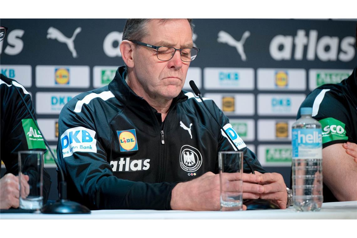 Für Alfred Gislason steht im EM-Duell mit Spanien einiges auf dem Spiel.